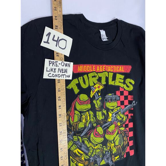 Nine Line T-Shirt Men’s XL Black Teenage Mutant Ninja Turtles Tactical Graphic - Picture 4 of 10